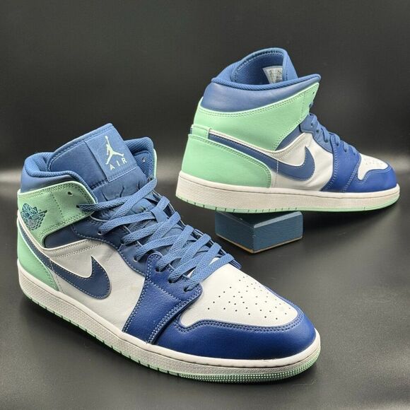 Air Jordan 1 Mid 'Blue Mint' - Picture 5 of 10